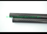 OD 36mm X ID 30mm 34mm X 1000MM 100% Roll Wrapped Carbon Fiber Tube 3K /Tubing 36*30 36*34 3K Twill Glossy HaoZhong Carbon Fiber Products