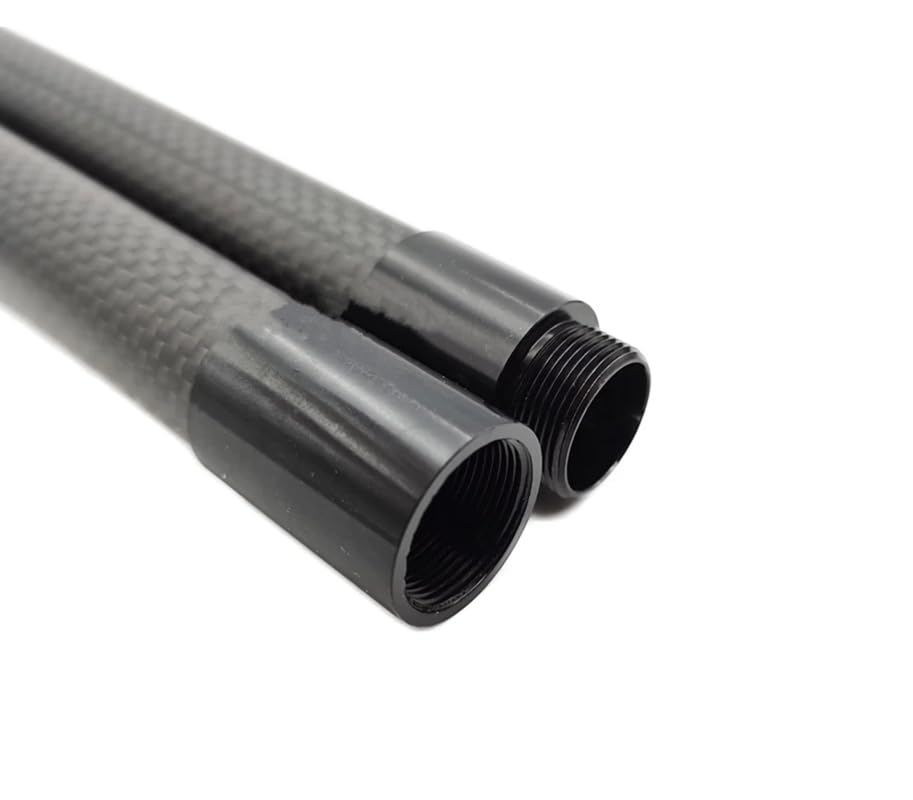 Carbon fiber tube connector 10mm 12mm 16mm 18mm 20mm 25mm Aluminum Alloy threaded splice set HaoZhong Carbon Fiber Technology Co.,Ltd. (main product view)