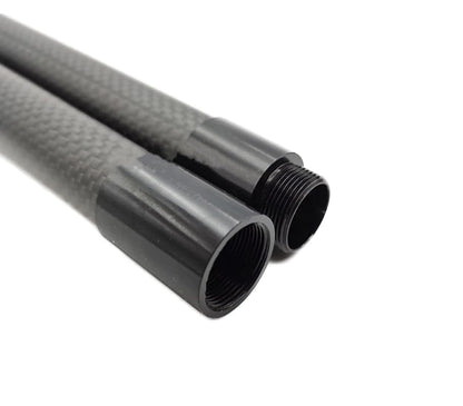 Carbon fiber tube connector 10mm 12mm 16mm 18mm 20mm 25mm Aluminum Alloy threaded splice set HaoZhong Carbon Fiber Technology Co.,Ltd. (main product view)