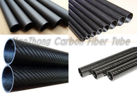 Custom Carbon Fiber Tube 3K /Tubing 100% Roll Wrapped HaoZhong Carbon Fiber Products