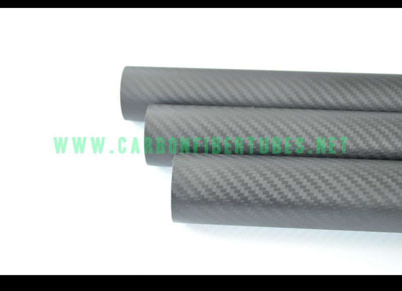 US warehouse OD 21mm - OD 30mm X 1000MM 100% Roll Wrapped Carbon Fiber Tube 3K /Tubing HaoZhong Carbon Fiber Products