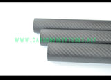 Wholesale sales 10-20pcsOD 21mm - OD 30mm X 500MM 100% Roll Wrapped Carbon Fiber Tube 3K /Tubing HaoZhong Carbon Fiber Products