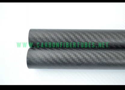 US warehouse OD 31mm - OD 60mm X 1000MM 100% Roll Wrapped Carbon Fiber Tube 3K /Tubing HaoZhong Carbon Fiber Products