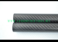OD 50mm X ID 44mm 46mm 47mm 48mm X 1000MM 100% Roll Wrapped Carbon Fiber Tube 3K /Tubing 50*44 50*46 50*47 50*48 3K Twill/Plain Matte/Glossy HaoZhong Carbon Fiber Products