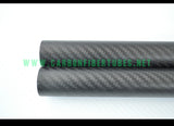 OD 38mm X ID 34mm 35mm 36mm X 1000MM 100% Roll Wrapped Carbon Fiber Tube 3K /Tubing 38*34 38*35 38*36 3K Twill Matte HaoZhong Carbon Fiber Products