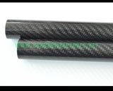 Wholesale sales 10-20Pcs OD 42mm - 200mm X Length 500MM 100% Roll Wrapped Carbon Fiber Tube 3K /Tubing HaoZhong Carbon Fiber Products