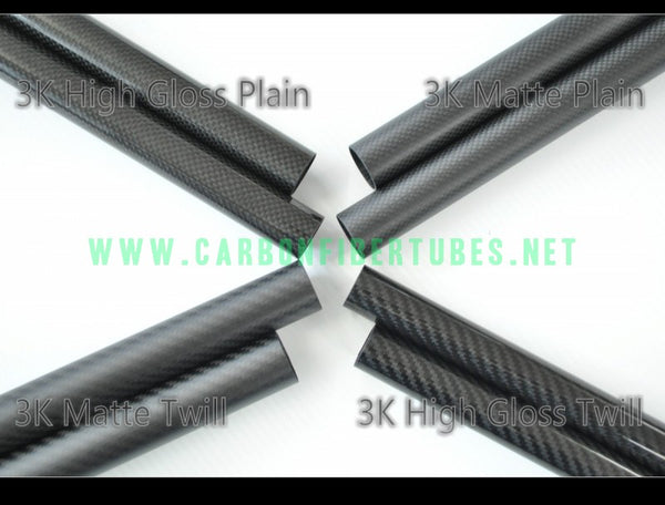 OD 12mm X ID 8mm 10mm 11mm X 1000MM 100% Roll Wrapped Carbon Fiber Tube 3K /Tubing 12*8 12*10 12*11 3K Plain/Twill Glossy/Matte HaoZhong Carbon Fiber Products