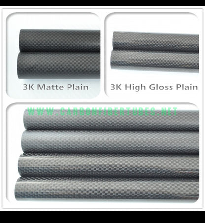 OD 6mm X ID 4mm 5mm X 1000MM 100% Roll Wrapped Carbon Fiber Tube 3K /Tubing 6*4 6*5 3K Plain Glossy HaoZhong Carbon Fiber Products