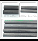 OD 6mm X ID 4mm 5mm X 1000MM 100% Roll Wrapped Carbon Fiber Tube 3K /Tubing 6*4 6*5 3K Plain Glossy HaoZhong Carbon Fiber Products