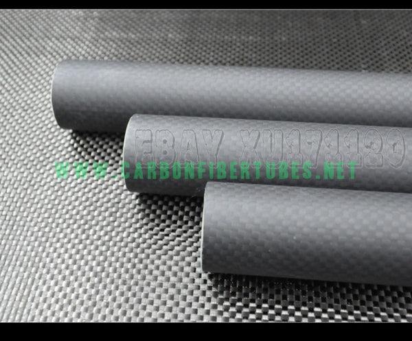 OD 28mm X ID 25mm 26mm X 1000MM 100% Roll Wrapped Carbon Fiber
