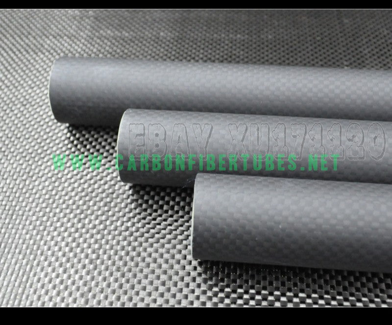 OD 19mm X ID 15mm 16mm 17mm X 1000MM 100% Roll Wrapped Carbon Fiber Tube 3K /Tubing 19*15 19*16 19*17 3K Plain/Twill  Glossy/Matte HaoZhong Carbon Fiber Products