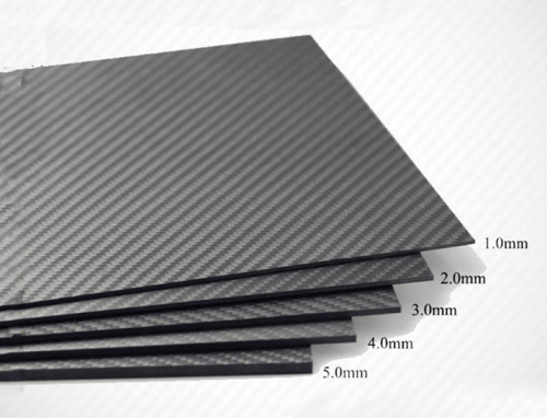 3K Carbon Fiber Plate 200x250mm 100%Pure Carbon Board  Carbon Fiber Material For RC UAV/Toys HaoZhong Carbon Fiber Technology Co.,Ltd. 