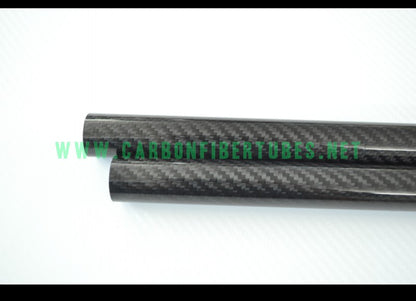 OD 21mm X ID 19mm X 500MM 100% Roll Wrapped Carbon Fiber Tube 3K /Tubing 21*19*500mm 3K Glossy Twill HaoZhong Carbon Fiber Products