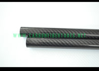 OD 36mm X ID 30mm 34mm X 1000MM 100% Roll Wrapped Carbon Fiber Tube 3K /Tubing 36*30 36*34 3K Twill Glossy HaoZhong Carbon Fiber Products