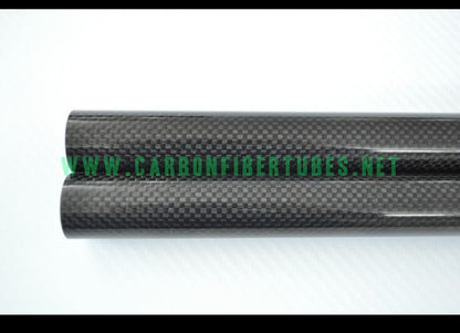 US warehouse OD 21mm - OD 30mm X 1000MM 100% Roll Wrapped Carbon Fiber Tube 3K /Tubing HaoZhong Carbon Fiber Products