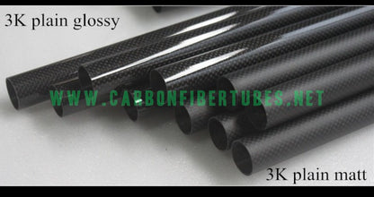US warehouse OD 5mm - 10mm X Length 1000MM 100% Roll Wrapped Carbon Fiber Tube 3K /Tubing Plain Glossy/Matte HaoZhong Carbon Fiber Products