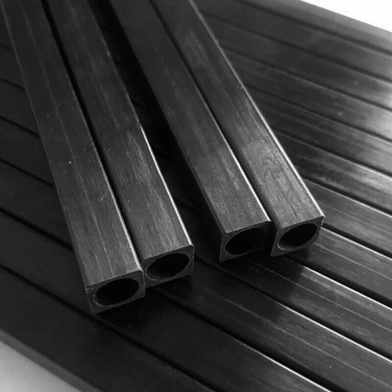 Carbon Fiber Square Tube outer diameter 2mm 2.5mm 3mm 4 5mm 6mm 8mm 10MM X 500MM HaoZhong Carbon Fiber Technology Co.,Ltd. 